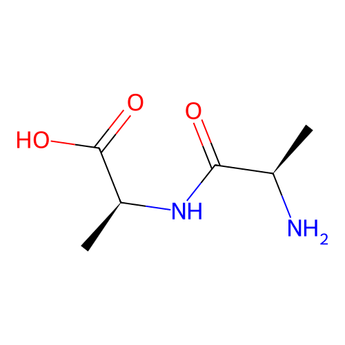 D-alanyl-L-alanine structure
