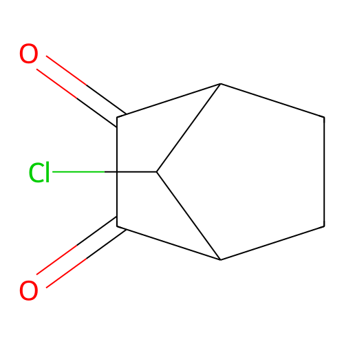 7-Chlorobicyclo[2.2.1]heptane-2,3-dione structure