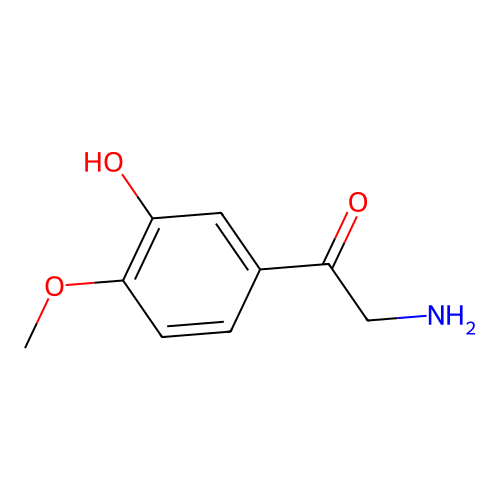 2-Amino-1-(3-hydroxy-4-methoxyphenyl)ethan-1-one structure