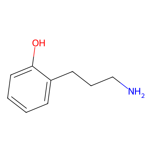 2-(3-Aminopropyl)phenol structure