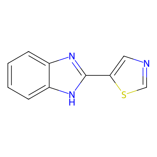 5-(1H-benzo[d]imidazol-2-yl)thiazole structure