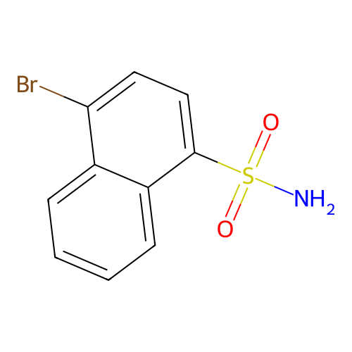 4-Bromonaphthalene-1-sulfonamide structure