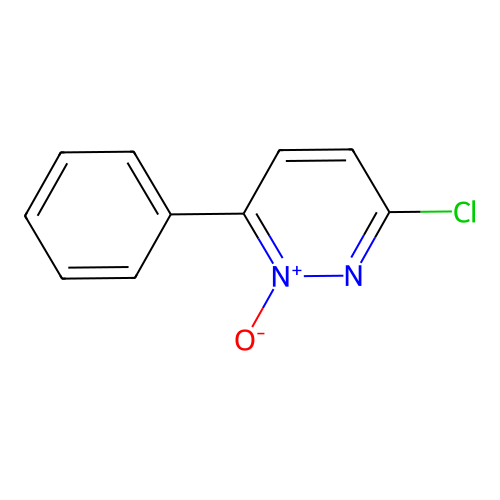 3-Chloro-6-phenylpyridazine 1-oxide structure
