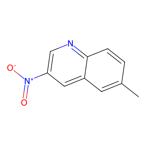 6-Methyl-3-nitroquinoline structure