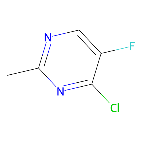 4-Chloro-5-fluoro-2-methylpyrimidine structure