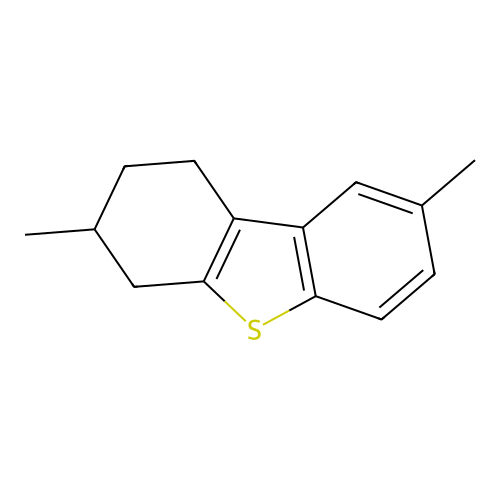 3,8-Dimethyl-1,2,3,4-tetrahydrodibenzo[b,d]thiophene structure