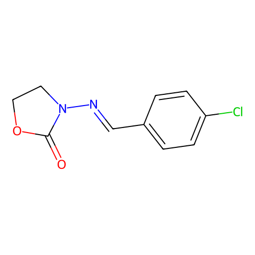 3-[(4-Chlorophenyl)methylideneamino]-1,3-oxazolidin-2-one structure