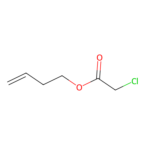 3-Buten-1-ol, chloroacetate structure