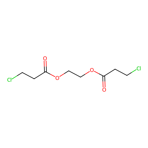 O,O'-Ethylene bis(3-chloropropionate) structure