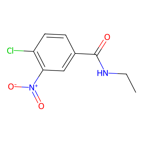 4-chloro-N-ethyl-3-nitrobenzamide structure