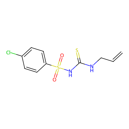 4-chloro-N-(prop-2-en-1-ylcarbamothioyl)benzenesulfonamide structure