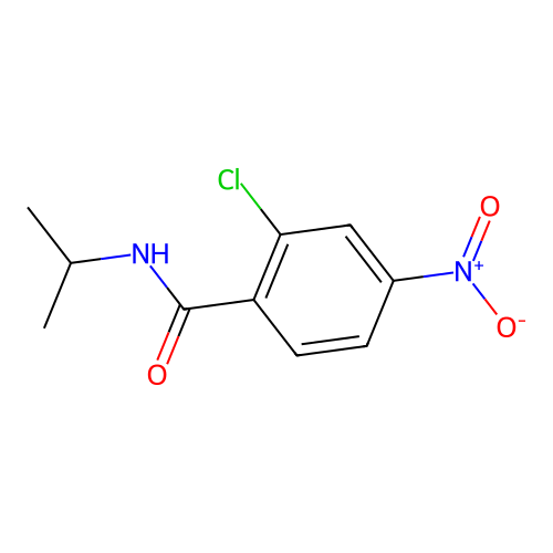 2-chloro-4-nitro-N-(propan-2-yl)benzamide structure