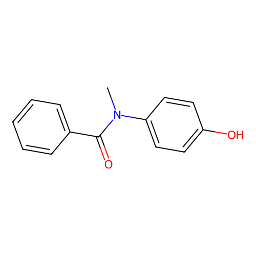 N-(4-羟基苯基)-N-甲基苯甲酰胺 structure