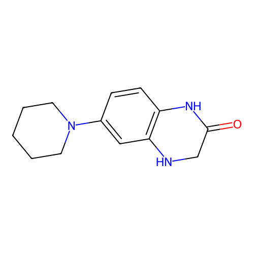 6-(1-Piperidinyl)-3,4-dihydro-2(1H)-quinoxalinone structure