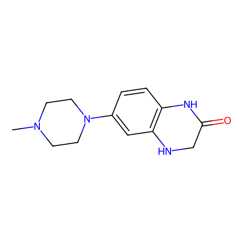 6-(4-Methyl-1-piperazinyl)-3,4-dihydro-2(1H)-quinoxalinone structure