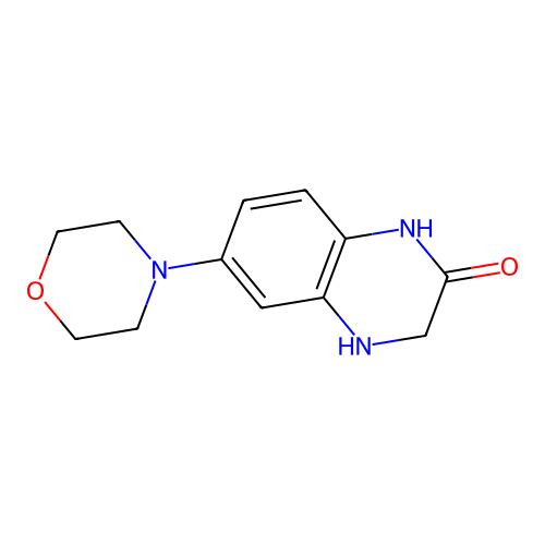 6-(4-Morpholinyl)-3,4-dihydro-2(1H)-quinoxalinone structure