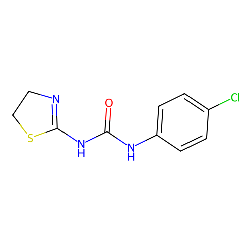 1-(4-Chlorophenyl)-3-(4,5-dihydro-1,3-thiazol-2-yl)urea structure