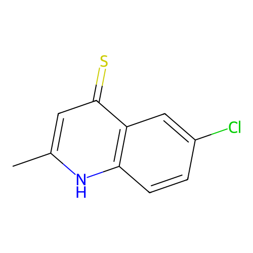 6-Chloro-2-methylquinoline-4-thiol structure