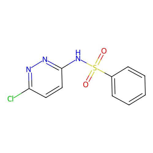 N-(6-chloropyridazin-3-yl)benzenesulfonamide structure