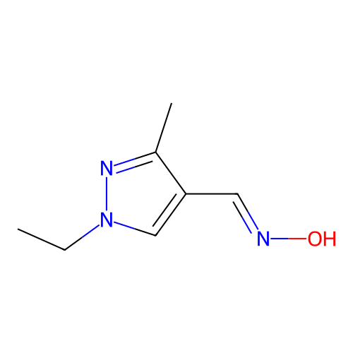1-乙基-3-甲基吡唑-4-甲醛肟 structure