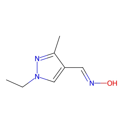 1-乙基-3-甲基吡唑-4-甲醛肟 structure