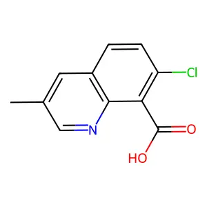 氯甲喹啉酸 structure