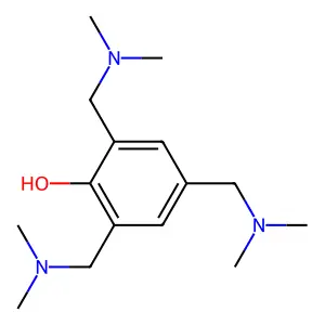 2,4,6-三(二甲氨基甲基)苯酚 structure