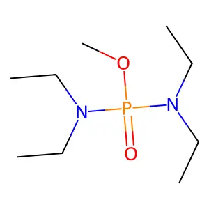 四乙基磷二酰胺酸甲酯 structure