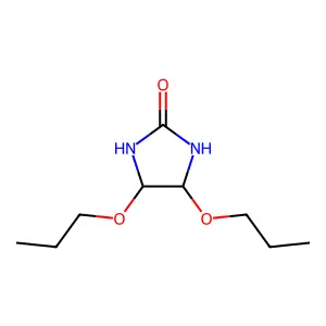 4,5-Dipropoxy-4,5-dihydro-1H-imidazol-2-ol structure
