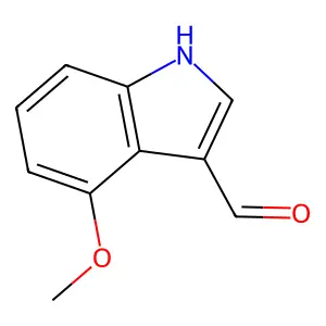 4-Methoxyindole-3-aldehyde structure