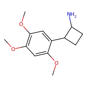 2-(2,4,5-三甲氧基苯基)环丁胺 structure