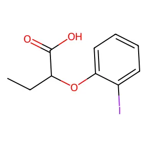 2-(邻碘苯氧基)丁酸 structure