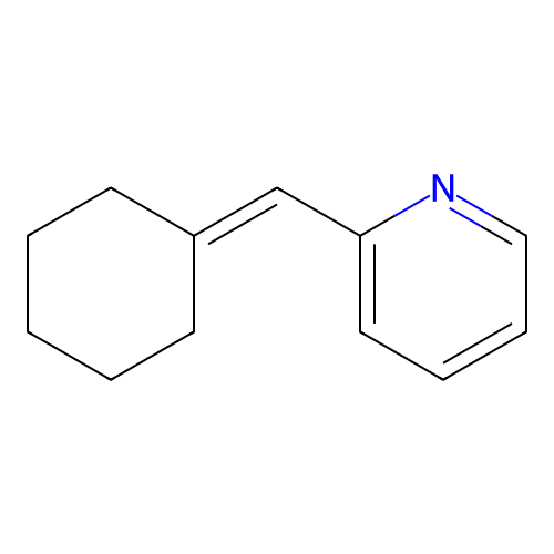 2-(Cyclohexylidenemethyl)pyridine structure