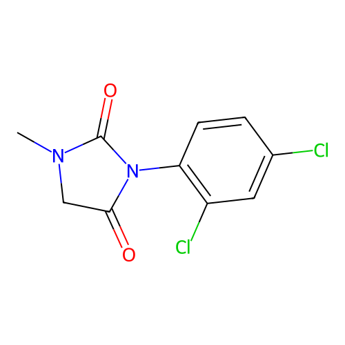 3-(2,4-Dichlorophenyl)-1-methylimidazolidine-2,4-dione structure