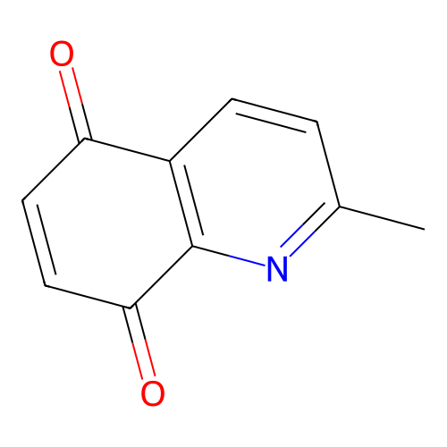 5,8-Quinolinedione, 2-methyl- structure