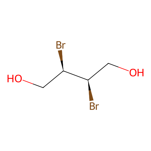 (2R,3R)-rel-2,3-Dibromobutane-1,4-diol structure