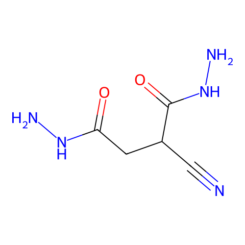 2-Cyanobutanedihydrazide structure