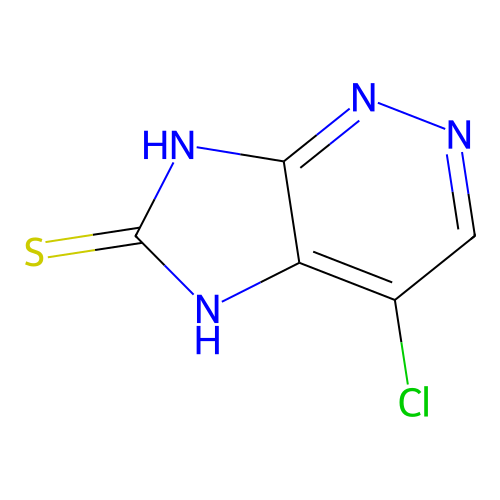4-Chloro-5,7-dihydroimidazo[4,5-c]pyridazine-6-thione structure