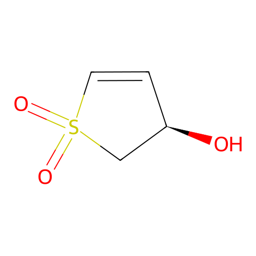 (3R)-1,1-dioxo-2,3-dihydrothiophen-3-ol structure