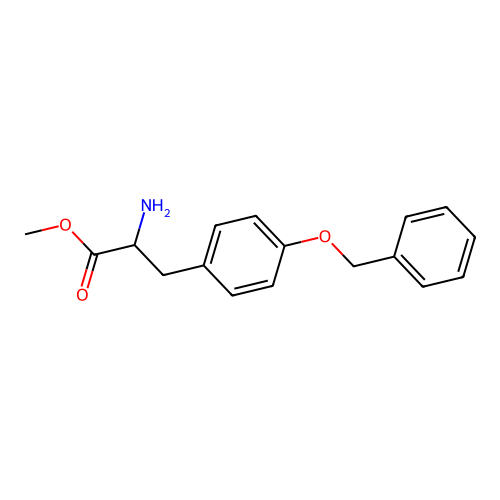 Methyl 2-amino-3-(4-phenylmethoxyphenyl)propanoate structure
