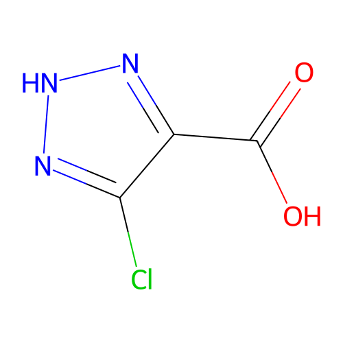 5-氯-1H-1,2,3-三唑-4-甲酸 structure