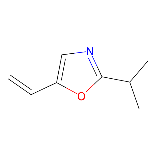 5-Ethenyl-2-(propan-2-yl)-1,3-oxazole structure