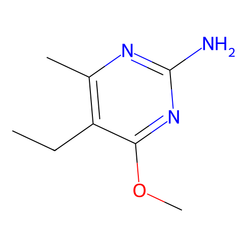 5-Ethyl-4-methoxy-6-methylpyrimidin-2-amine structure