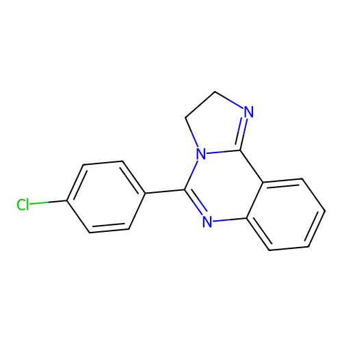 5-(4-Chlorophenyl)-2,3-dihydroimidazo[1,2-c]quinazoline structure
