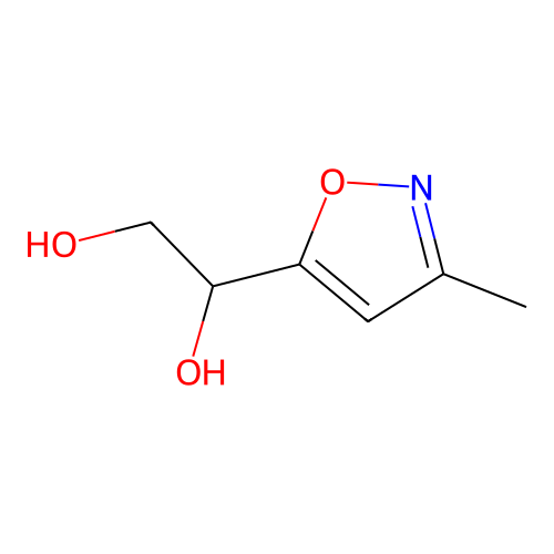 1-(3-Methyl-1,2-oxazol-5-yl)ethane-1,2-diol structure