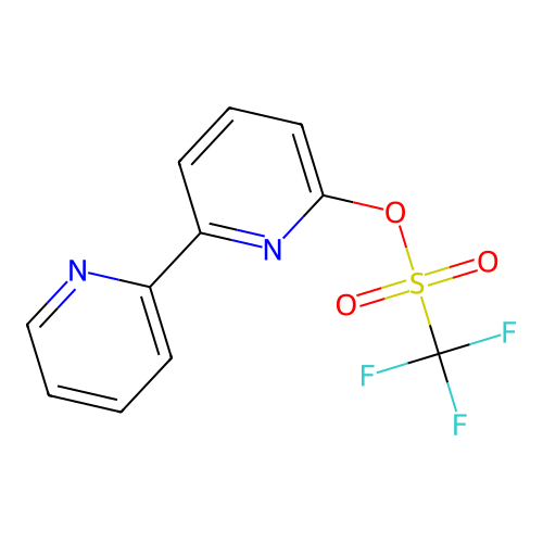 2,2'-Bipyridin-6-yl trifluoromethanesulfonate structure