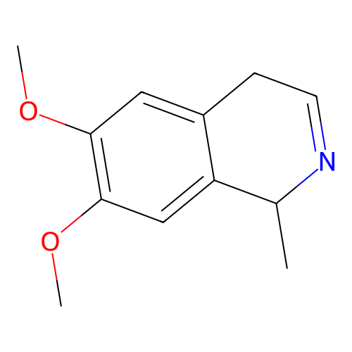 6,7-Dimethoxy-1-methyl-1,4-dihydroisoquinoline structure