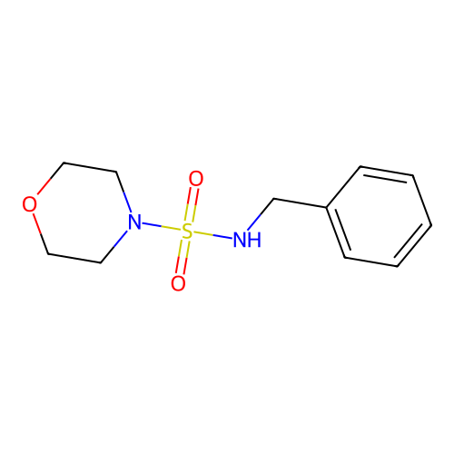 N-benzylmorpholine-4-sulfonamide structure