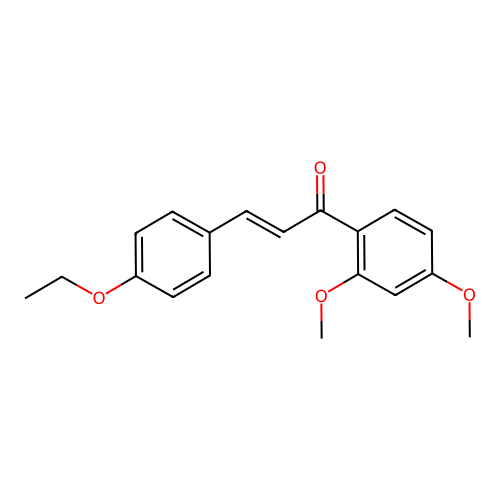 1-(2,4-Dimethoxyphenyl)-3-(4-ethoxyphenyl)prop-2-en-1-one structure