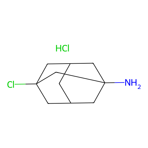 3-Chloroadamantan-1-amine hydrochloride structure